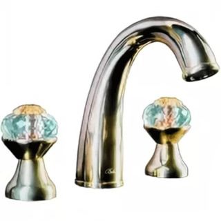 Смеситель для раковины Boheme Flora золото 297-FL